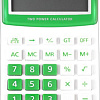 Бухгалтерский калькулятор Darvish DV-2716-12N (белый/зеленый)