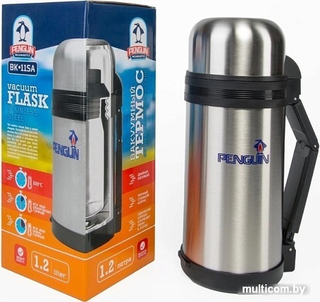 Термос Penguin BK-11SA 1.2 л (нержавеющая сталь)