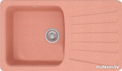 Кухонная мойка Polygran F-12 (розовый)