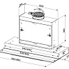 Кухонная вытяжка Faber Swift X/WH Glass A60