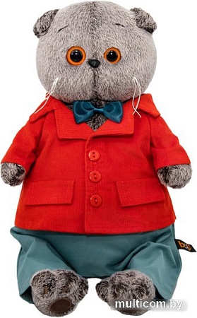 Классическая игрушка BUDI BASA Collection Басик Baby в костюме с вельветовым пиджаком Ks19-233