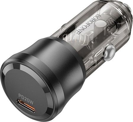Автомобильное зарядное Borofone BZ24 (черный)