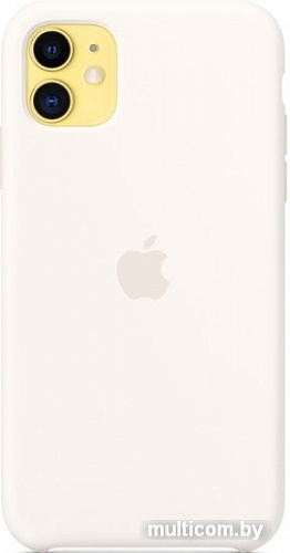 Чехол Apple Silicone Case для iPhone 11 (белый)