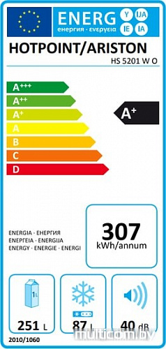 Холодильник Hotpoint-Ariston HS 5201 W O