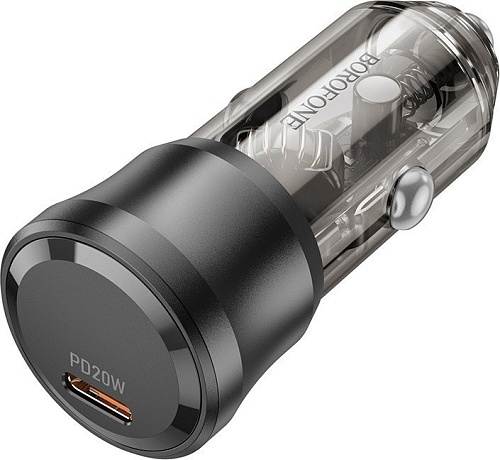 Автомобильное зарядное Borofone BZ24 (черный)