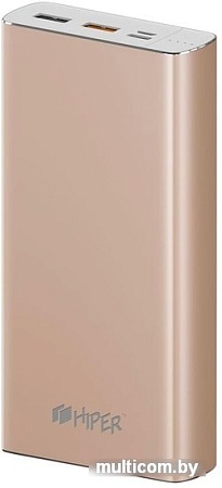 Портативное зарядное устройство Hiper MPX20000 (золотистый)