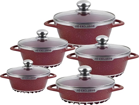 Набор кастрюль JIO J0810