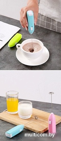 Ручной вспениватель молока Miru KA044 (голубой)