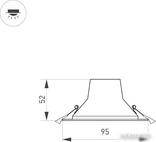 Точечный светильник Arlight IM-STORM-R95-6W Day4000-MIX 032430