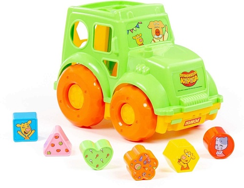 Сортер Полесье Оранжевая корова Трактор 91734