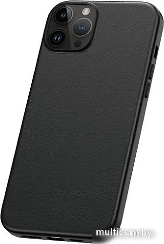 Чехол для телефона Baseus Fauxther для iPhone 15 Pro Max (черный)