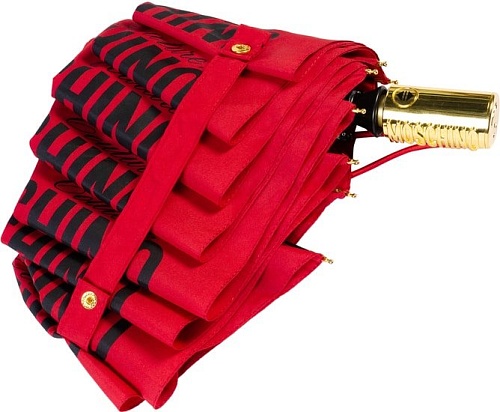 Зонт Moschino 8730-OCA Couture Gold Red