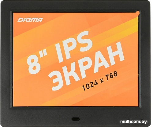 Цифровая фоторамка Digma PF-843 (черный)