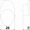 Ручка мебельная Boyard Mark RC303BL.4