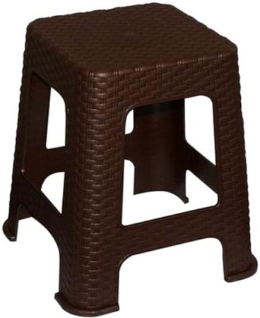 Табуретка ВиолетПласт Ротанг 220101 (коричневый)