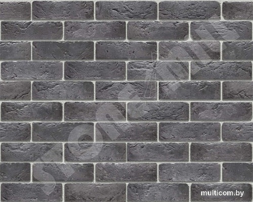 Декоративный кирпич Stone Mill Кирпич шамотный (антрацит)