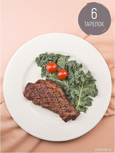 Набор обеденных тарелок Nouvelle Белый шоколад 2740012-Н6