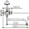 Смеситель Bravat Duo F6133186CP-LB