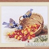 Набор для вышивания Алиса Синички и черешня 1-14