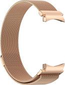 Браслет Rumi Milanese loop металлический для Samsung Galaxy Watch4/5/6 (20 мм, красное золото)