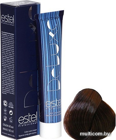 Estel Professional De Luxe 6/75 темно-русый коричнево-красный