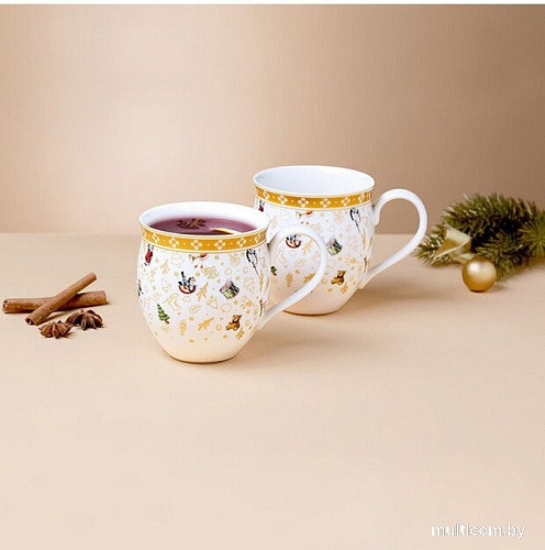 Кружка Villeroy & Boch Toys Delight 14-8585-8445 (2шт, белый/золото)