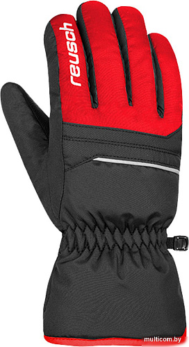 Горнолыжные перчатки Reusch Alan Junior 6361115-7705 (р-р 6, Black/Fire Red)