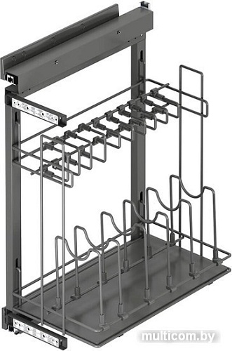 Вставка в полку Starax S-2881-A (левое крепление, антрацит)