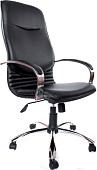 Кресло Деловая обстановка Нова хром (черный)