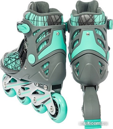 Роликовые коньки Ricos Anomaly PW-132B L (р. 40-43, салатовый/зеленый)