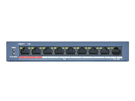 Неуправляемый коммутатор Hikvision DS-3E0109P-E/M(B)