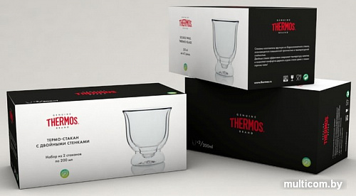 Набор стаканов Thermos Double Wall Thermo-Glasses 723420