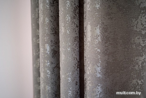 Комплект штор Decoretto Штукатурка серое небо ШСН-K9 3.25x2.7 м (серый/голубой, 2 шт)