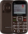 Кнопочный телефон Maxvi B5ds (коричневый)