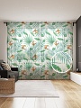 Комплект штор JoyArty Кокосовые пальмы 1.45x2.65 м tul_50075_145x265 (2 шт)
