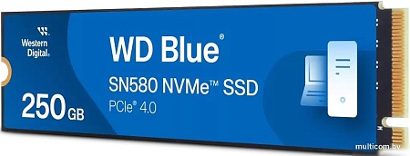 SSD WD Blue SN580 250GB WDS250G3B0E