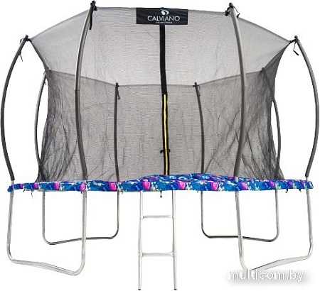 Батут Calviano Inside Master Smile 374 см - 12ft (внутренняя сетка, с лестницей)