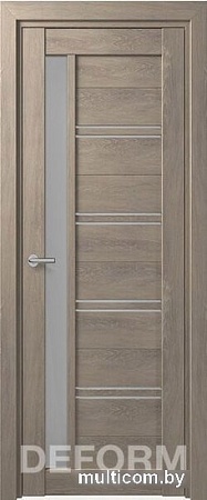Межкомнатная дверь Юркас Deform D19 ДО 80x200 (дуб шале седой/мателюкс)