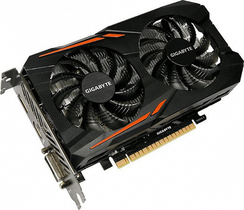 Видеокарта Gigabyte GeForce GTX 1050 Ti OC 4GB GDDR5 [GV-N105TOC-4GD]
