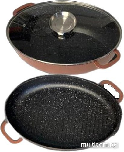 Набор сковород Platinum DAVR1003 (медный)