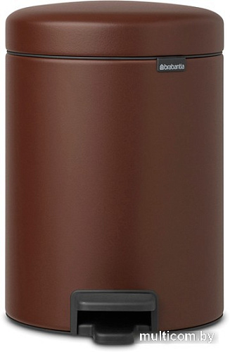 Мусорное ведро Brabantia Pedal Bin NewIcon 5 л (минерально-коричневый)