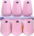 Набор стаканов для воды и напитков Bohemia Crystal Sandra Pink 23013/D5123/380