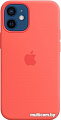 Чехол Apple MagSafe Silicone Case для iPhone 12 mini (розовый цитрус)