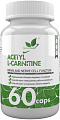 L-карнитин NaturalSupp Ацетил Карнитин (60 капсул)
