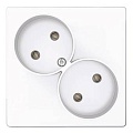 Розетка Simon 2450457-030 (белый)