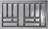 Лоток для столовых приборов AKS Comfort 90x490 (металлик)