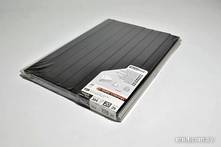 Металлический канал для переплета OPUS O.Simple Channel 304x20 мм OSC20CZA30425 (25 шт, черный)