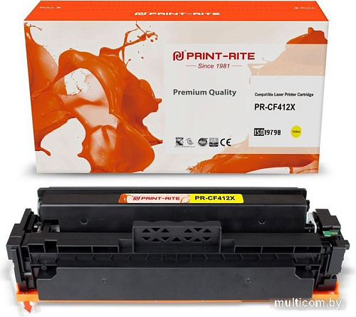 Картридж Print-Rite PR-CF412X (аналог HP CF412X)