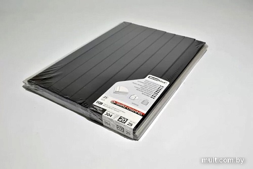 Металлический канал для переплета OPUS O.Simple Channel 304x20 мм OSC20CZA30425 (25 шт, черный)