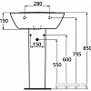 Умывальник Ideal Standard Oceane W407801 60x49